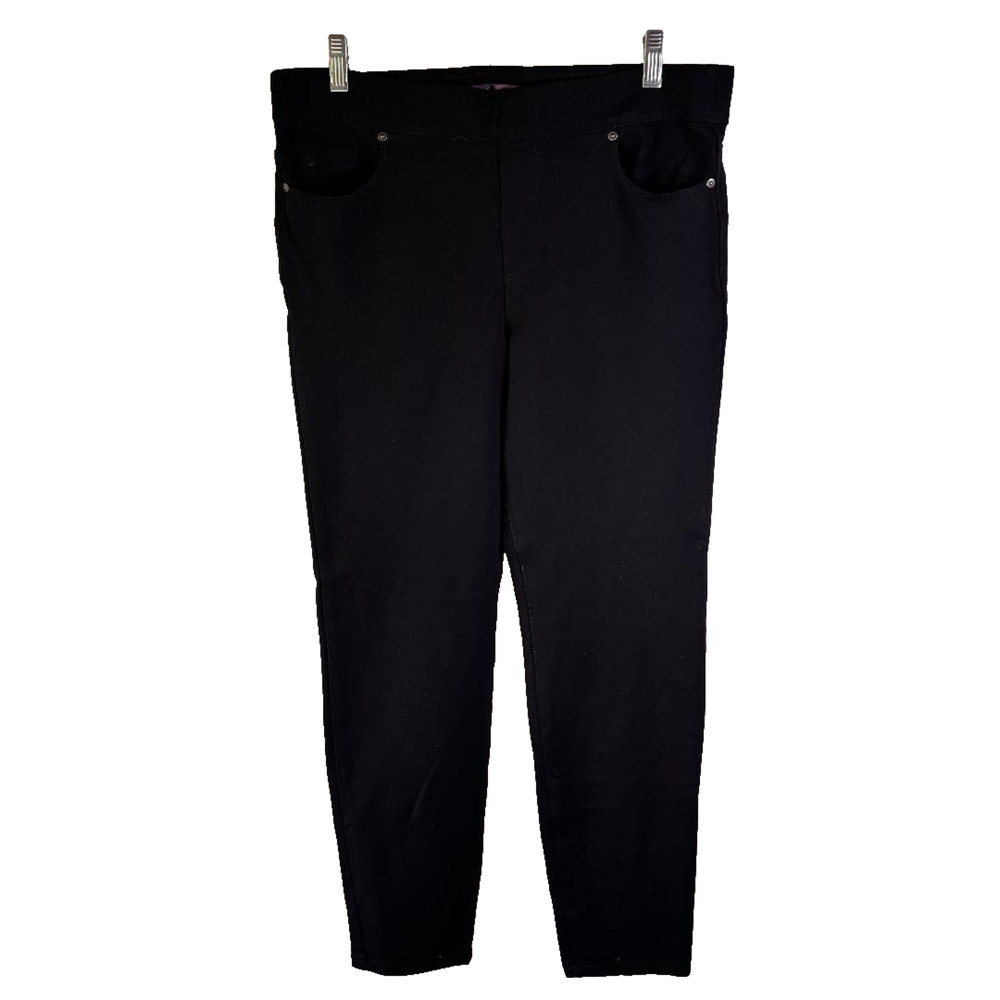 Gloria Vanderbilt Black Jeggings‎ Size 14 Stretch